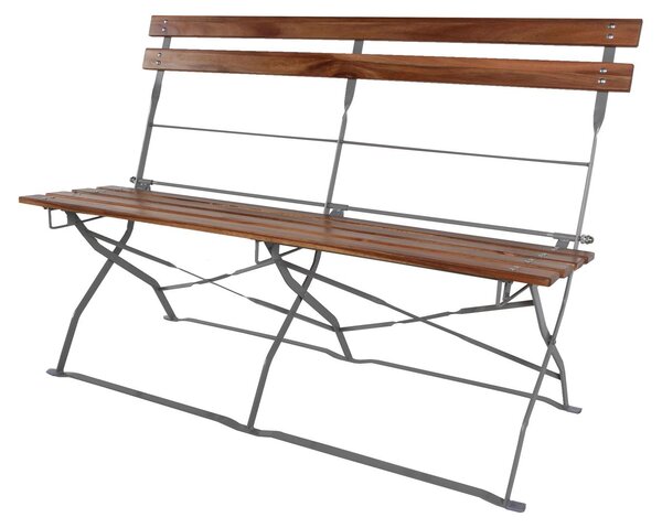 Panca da giardino, panca per parco, panca in legno, banco, mobili per birreria. Dimensioni: 110 cm (larghezza) x 48 cm (profondità) x 84 cm (altezza)