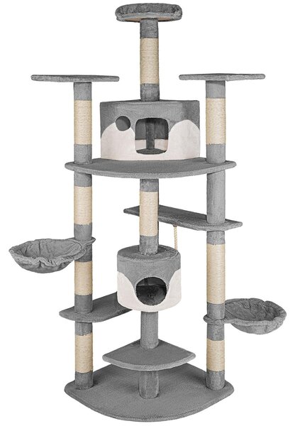 Tectake® Fippi tiragraffi 201 cm incluso cavo di gioco e protezione antiribaltamento