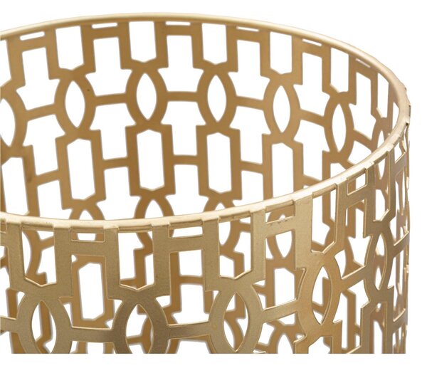 Portaombrelli Rotondo In metallo Dorato HOLDER OBLIN Dimensioni � 22,5X47,5 cm peso 1,3 kg, decori, Intagli regolari colore Oro