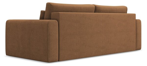 Divano color terracotta allungabile/con contenitore 238 cm Kapua – Makamii