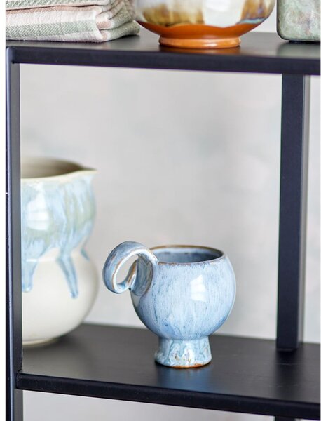 Tazzine in set per cappuccino azzurre in gres 4 pz 250 ml Avonlea – Bloomingville