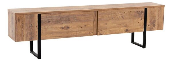 Mobile TV di colore naturale con effetto pino 180x50x29,5 cm Serenity – Kalune Design