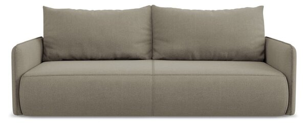 Divano beige allungabile/con contenitore 216 cm Nanea – Makamii