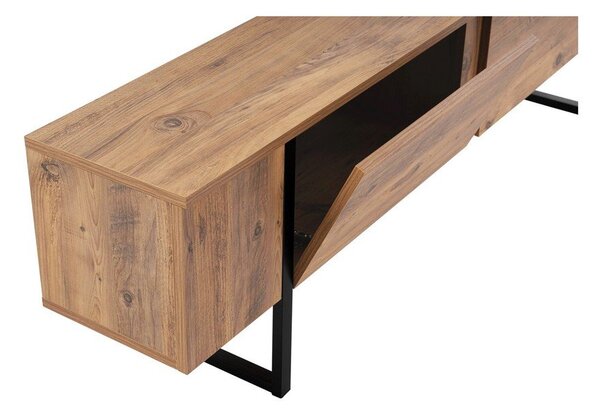 Mobile TV di colore naturale con effetto pino 180x50x29,5 cm Serenity – Kalune Design