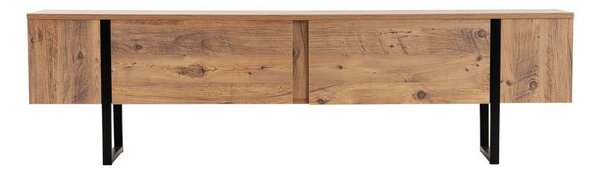 Mobile TV di colore naturale con effetto pino 180x50x29,5 cm Serenity – Kalune Design