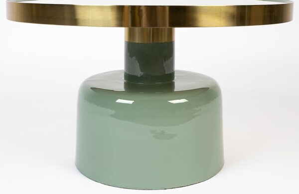 Tavolino rotondo in metallo ø 60 cm Glam – Zuiver