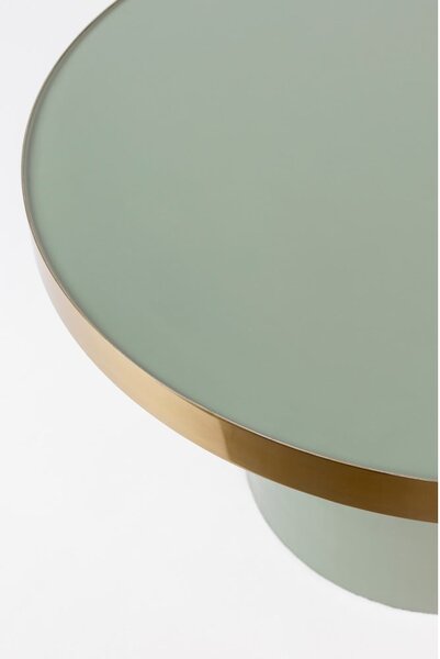 Tavolino rotondo in metallo ø 60 cm Glam – Zuiver
