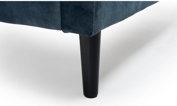 Divano in velluto blu scuro 153 cm Adagio - Scandic