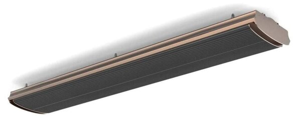 Riscaldatore a infrarossi con industriale per Alberghi Capannoni riscalda 40 metri quadri Dimensioni 200x19xh6,7 cm 4000W 380V l'esterno e telecomando