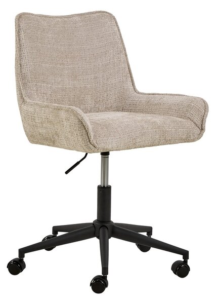 Sedia da ufficio beige Eddie – Actona