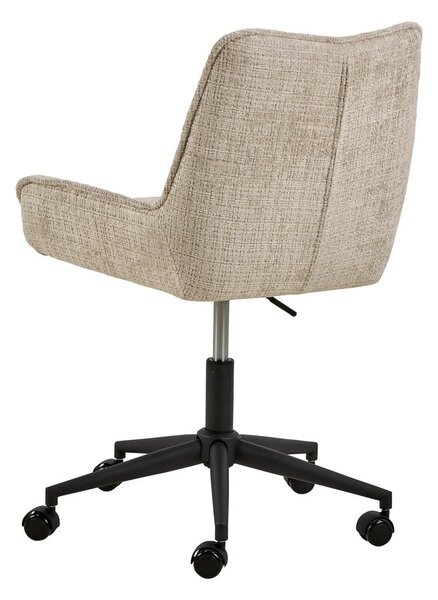 Sedia da ufficio beige Eddie – Actona
