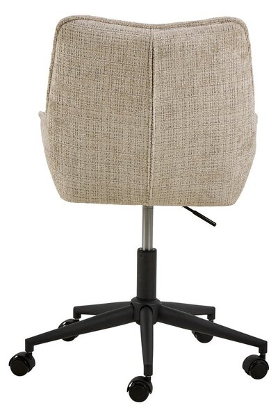 Sedia da ufficio beige Eddie – Actona