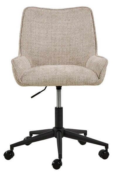 Sedia da ufficio beige Eddie – Actona