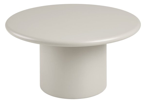 Tavolino da salotto rotondo color crema ø 80 cm Nagano – House Nordic