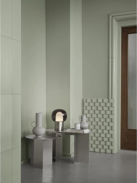 Tavolino rotondo in acciaio inox ø 50 cm Oru – Blomus