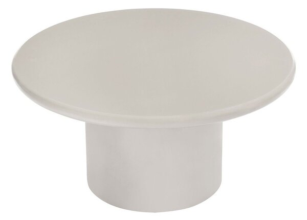 Tavolino da salotto rotondo color crema ø 80 cm Nagano – House Nordic