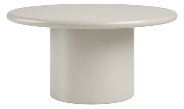 Tavolino da salotto rotondo color crema ø 80 cm Nagano – House Nordic