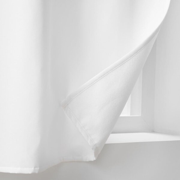 Tenda termoisolante bianca in microfibra 135x180 cm Micropolar – douceur d'intérieur