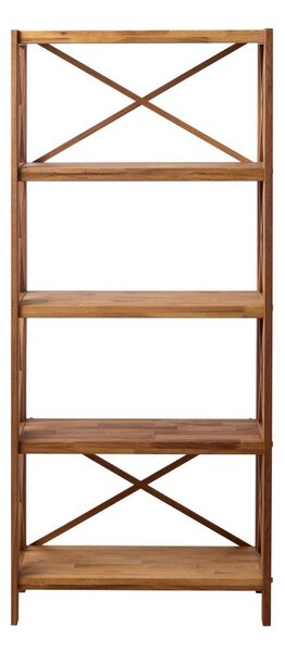 Scaffale effetto rovere colore naturale 70x161 cm X-Shelf - Unique Furniture
