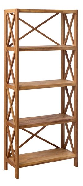 Scaffale effetto rovere colore naturale 70x161 cm X-Shelf - Unique Furniture