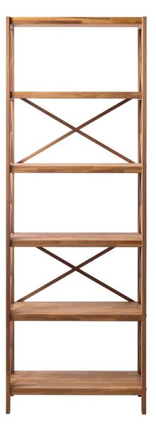 Scaffale effetto rovere colore naturale 70x198 cm X-Shelf - Unique Furniture