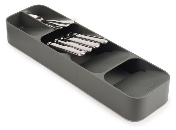 Portaposate grigio in plastica 11 x 39,5 cm Duo – Joseph Joseph