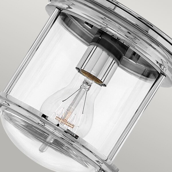 Quintiesse QN-HADRIAN-MINI-F-CM-CLEAR - Plafoniera da esterno HADRIAN 1xE27/60W/230V IP44