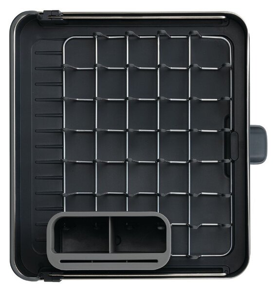 Scolapiatti regolabile grigio scuro in acciaio inox 36x32 cm Extend Steel – Joseph Joseph