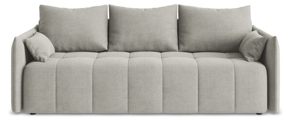 Divano grigio chiaro allungabile/con contenitore 225 cm Moku – Makamii