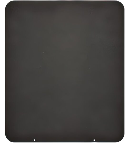 Pedana salvapavimento per stufe a legna e pellet in acciaio 70x60