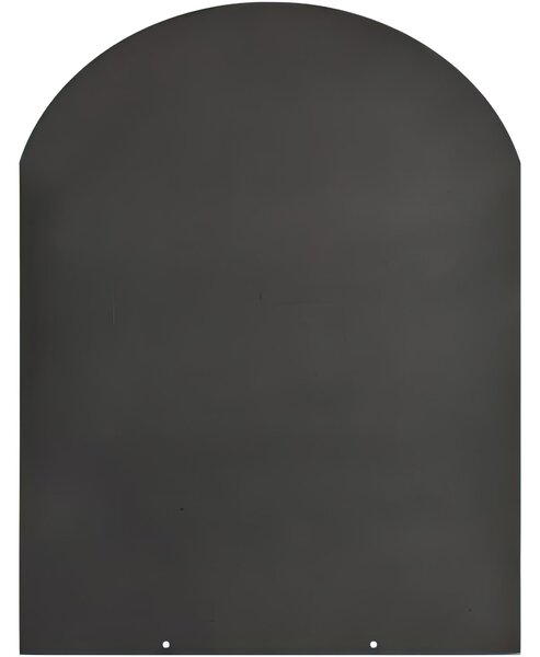 Pedana salvapavimento per stufe a legna e pellet in acciaio 80x60