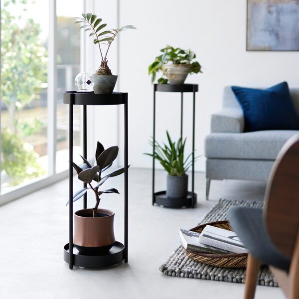 Supporto per fiori in metallo (altezza totale 70 cm) Tower – YAMAZAKI