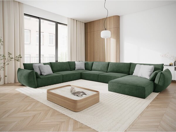 Divano angolare verde scuro (angolo sinistro) Vanda - Mazzini Sofas