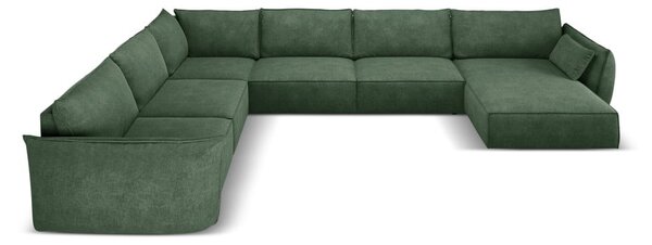 Divano angolare verde scuro (angolo sinistro) Vanda - Mazzini Sofas