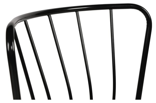 Sedie da pranzo in metallo nero in un set di 2 Yildiz - Kalune Design