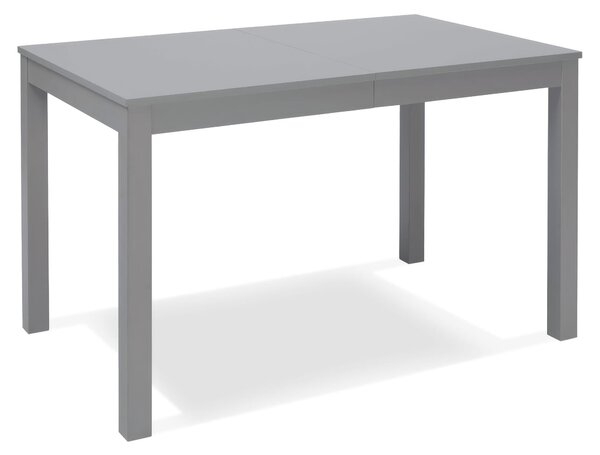 Tavolo Allungabile Kitchen & Living 80x130 210xH76 cm, Grigio Scuro, Melaminico e Faggio Massello