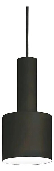 Ideal Lux - Lampadario a sospensione con filo HOLLY 1xE27/60W/230V diametro 12 cm nero