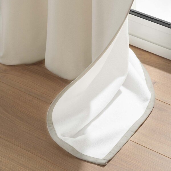 Tenda termoisolante beige in microfibra 135x260 cm Micropolar – douceur d'intérieur