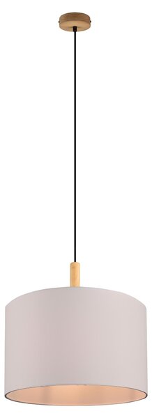 Lampada a Sospensione da Interno E27 in Legno naturale Legno Naturale