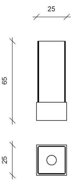 Biocamino da terra struttura in acciaio e vetro temperato 25x25xh 65 cm - peso 11 kg Durata fiamma max 1,5 ore Potenza 1,5 Kw/h colore ruggine