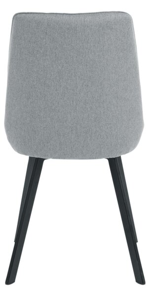 Sedia Seduta e schienale in microfibra MOD. FOX dimensioni 48x60x h 87 cm - peso 6 kg Gambe e struttura in metallo colore Acquamarina