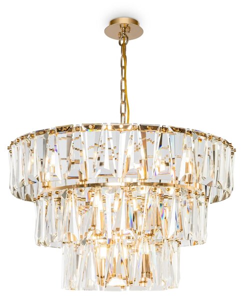 Lampada pendente Modern in Metallo Puntes Oro