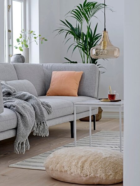 Lampadario marrone con paralume in vetro ø 25,5 cm Yuser – Bloomingville