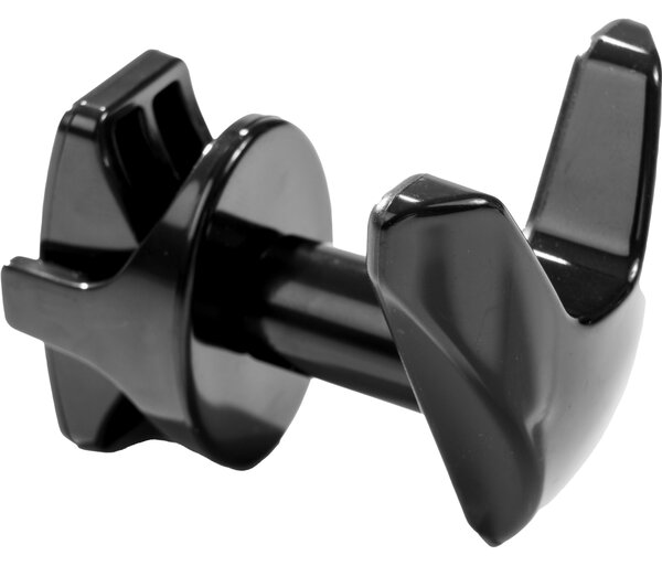 Portasciugamano portaccappatoio per scaldasalviette, a montaggio rapido Hangy vip 2 PEZZI stile moderno in metallo Nero