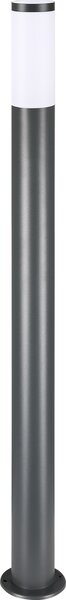 MONZANA® luce da esterno in acciaio inox 100cm IP44 resistente alle intemperie E27 luce da giardino esterna lampada da sentiero lampada da terra, Modello:antracite