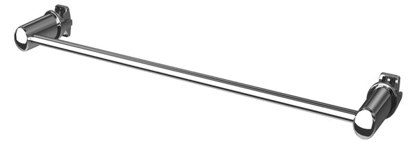 Portasciugamano per radiatore in alluminio e radiatore tubolare a montaggio rapid HANGY PLAIN lunghezza 31,5 cm stile moderno in metallo