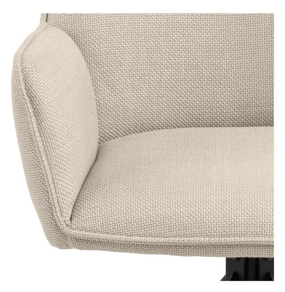 Set di sedie da pranzo beige in imbottito con braccioli 2 pz Glenda – Actona
