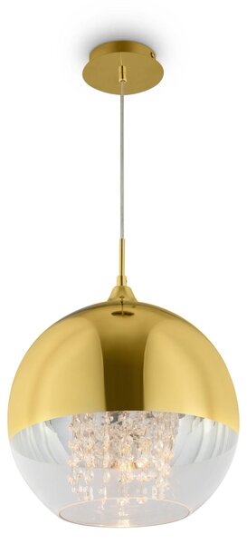 Lampada pendente Pendant in Metallo Fermi Oro
