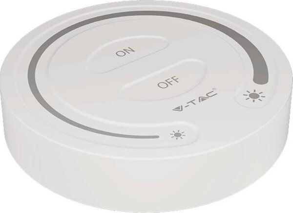 V-TAC VT-2440 Pulsante Touch dimmer wireless con Luminosità regolabile per Strip LED monocolore - Colore bianco- 2919