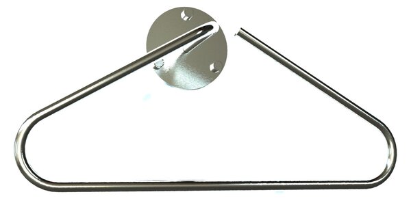 Servomuto, Appendino da parete in acciaio inossidabile YANG dimensioni 15x26x h 44 cm peso 3 kg colore cromo